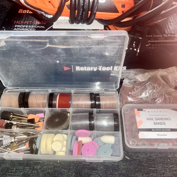 HARDELL Rotary Tool, 2.0 Rotary Tool Kit, 130W Power Rotary Tool 394 Accessories - Picture 4 of 5